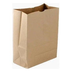 Kraft & White No Handle paper bag (Large)